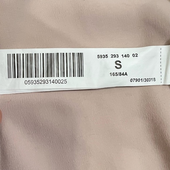 Stradivarius silky oversized unstructured women’s blazer size small nude blush - Picture 14 of 16